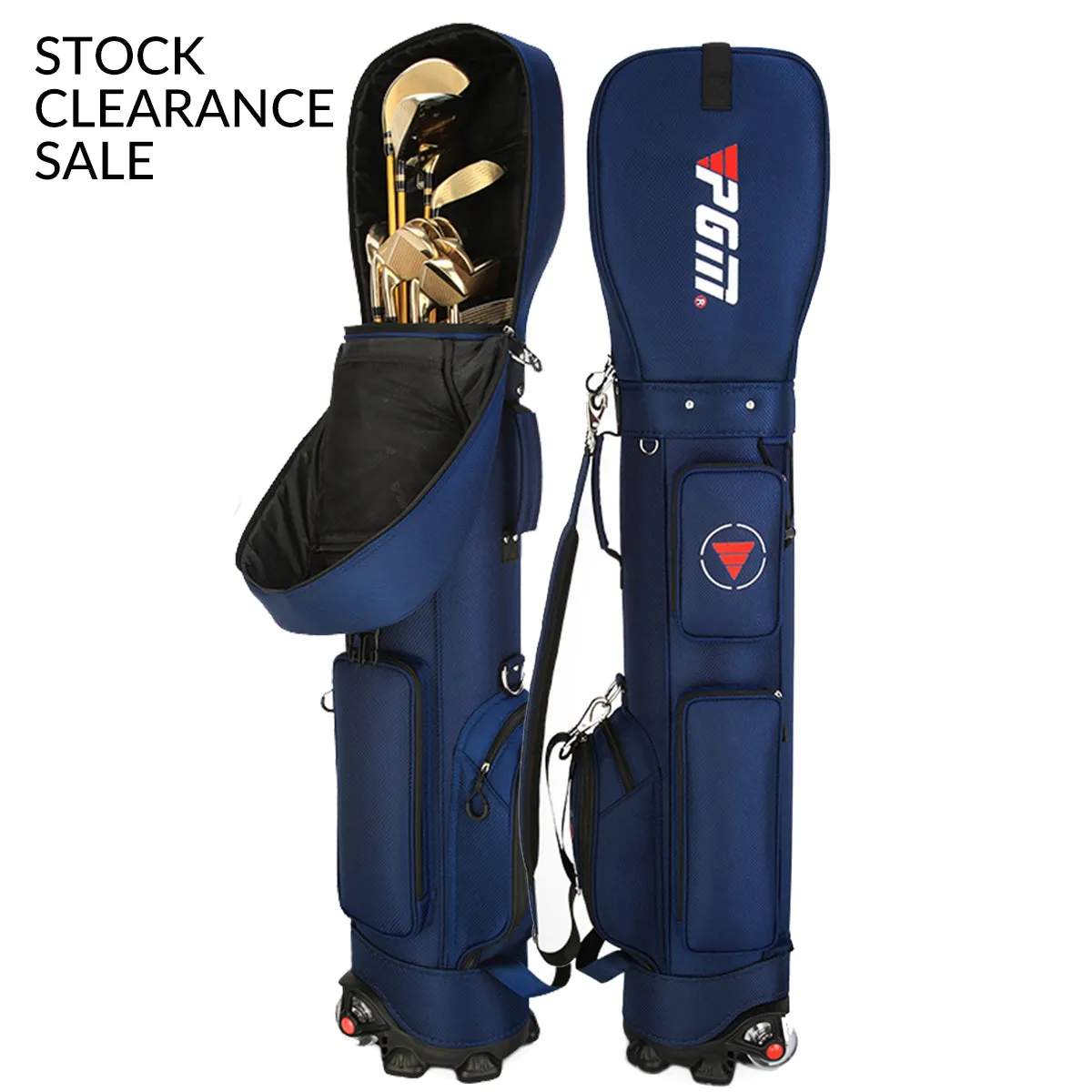 PGM QB069  Lightweight Golf Travel Bag With Wheels
