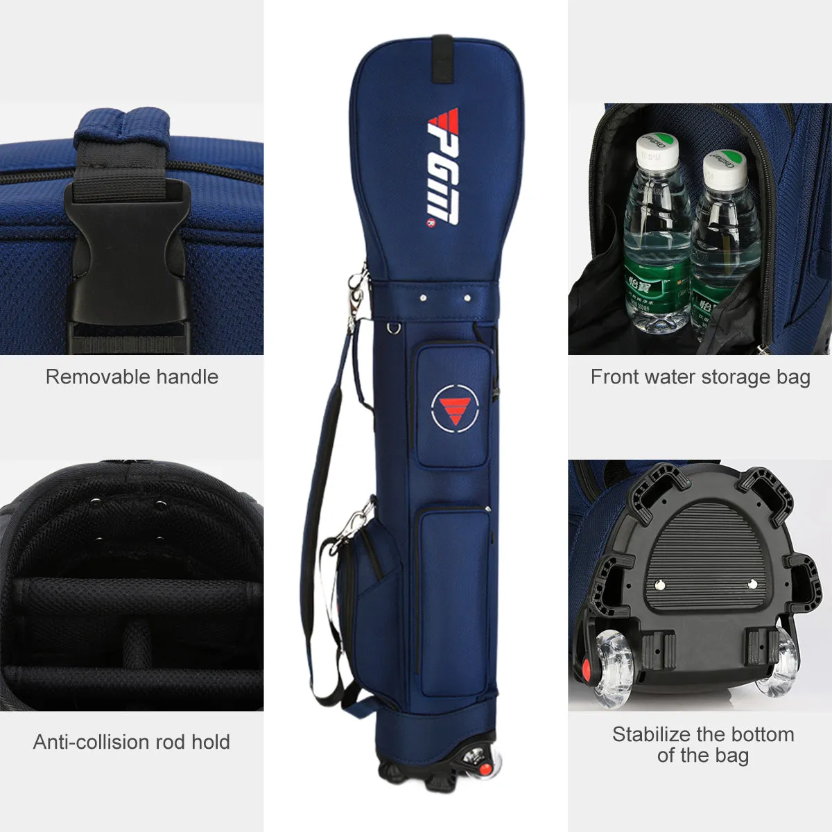 PGM QB069  Lightweight Golf Travel Bag With Wheels
