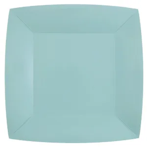 Piatto Biocompostabile Azzurro 23 x 23 cm - 10 pezzi