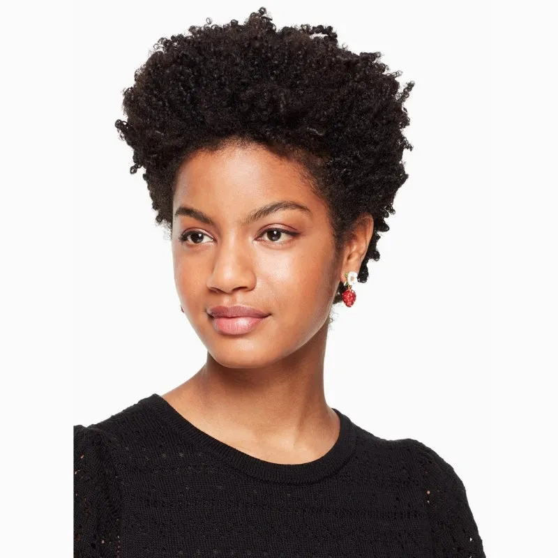 Picnic Perfect Strawberry Drop Earrings