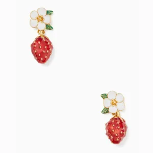 Picnic Perfect Strawberry Drop Earrings