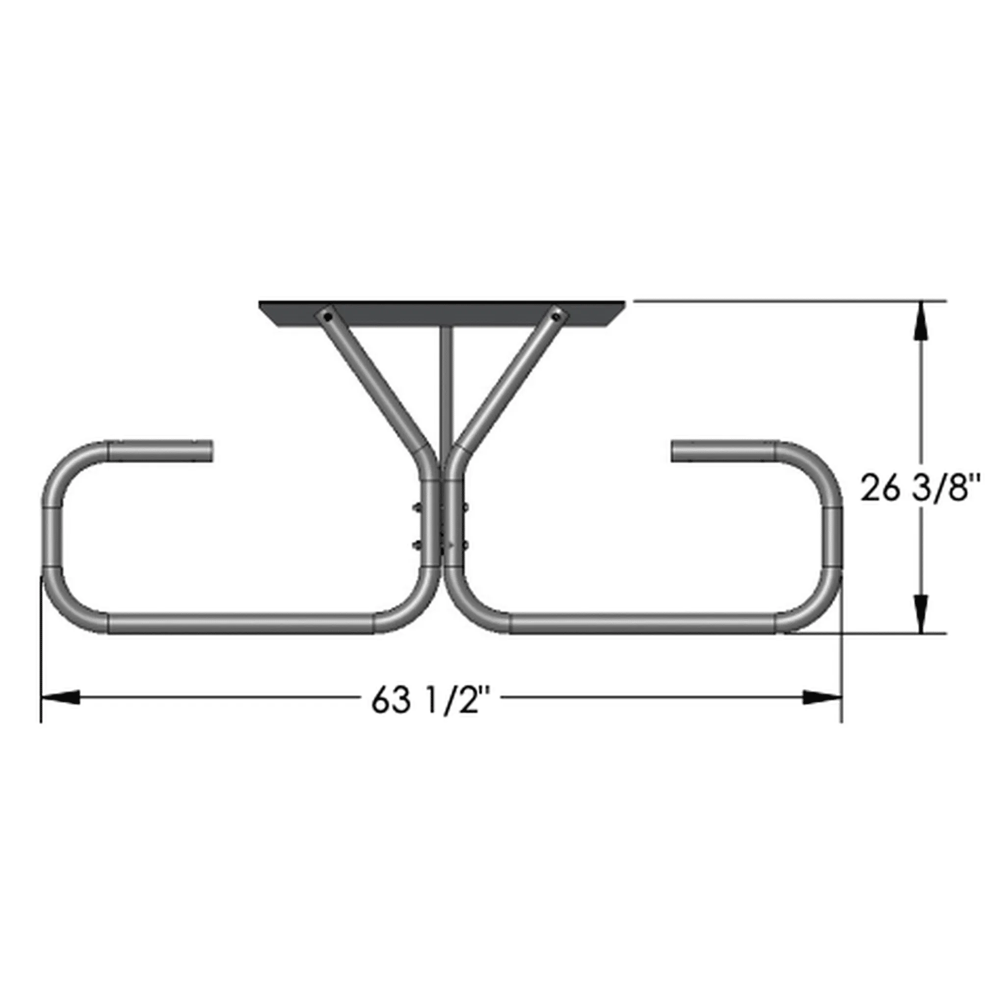 Picnic Table Steel Frame
