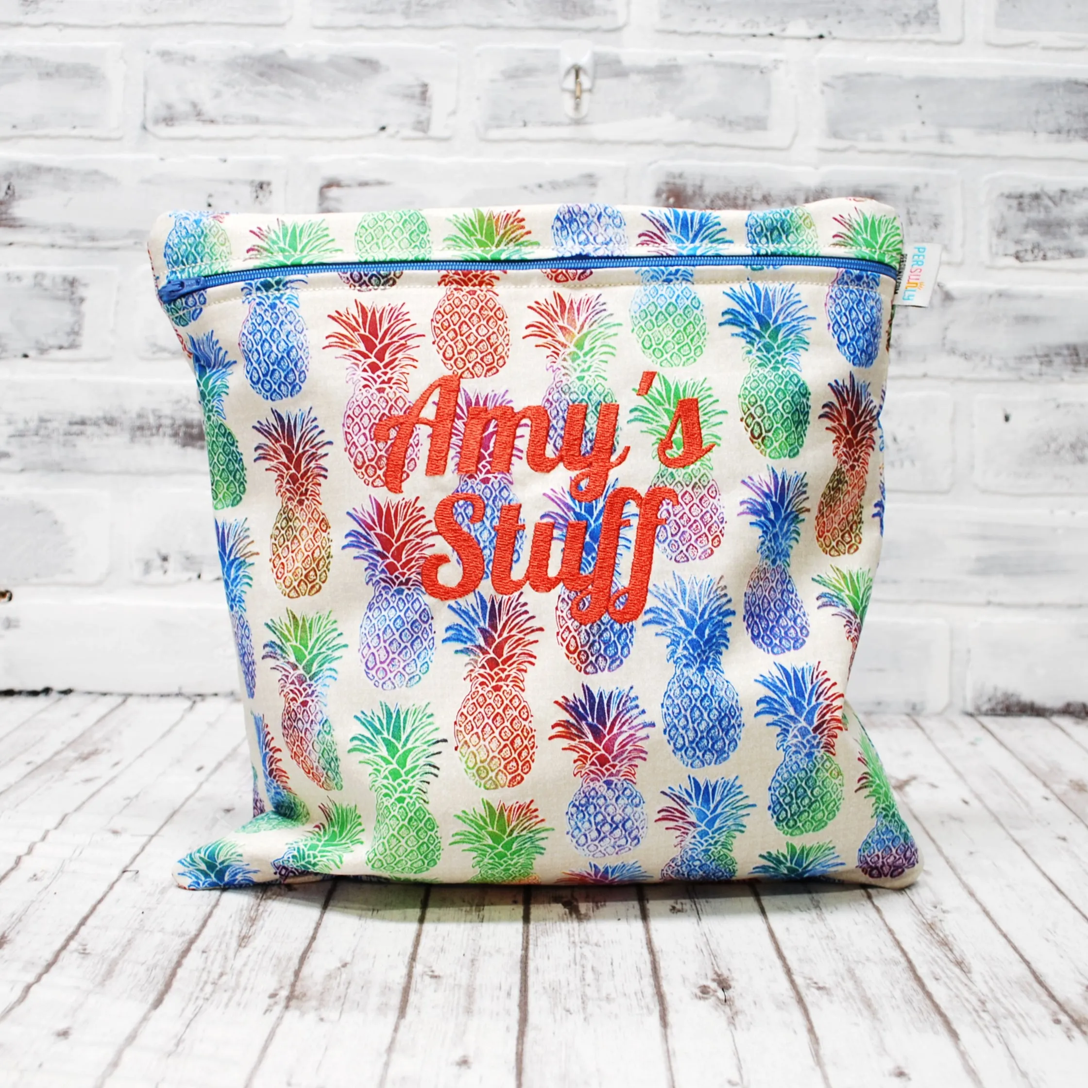 Pineapple Vibes Personalized Reusable Food Bag