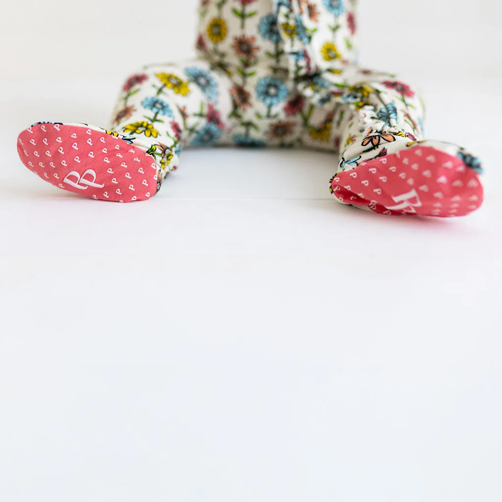 Posh Peanut Maya Lynn Ruffled Zippered Footie