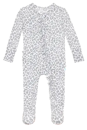 Posh Peanut Minka Ruffled Zippered Footie