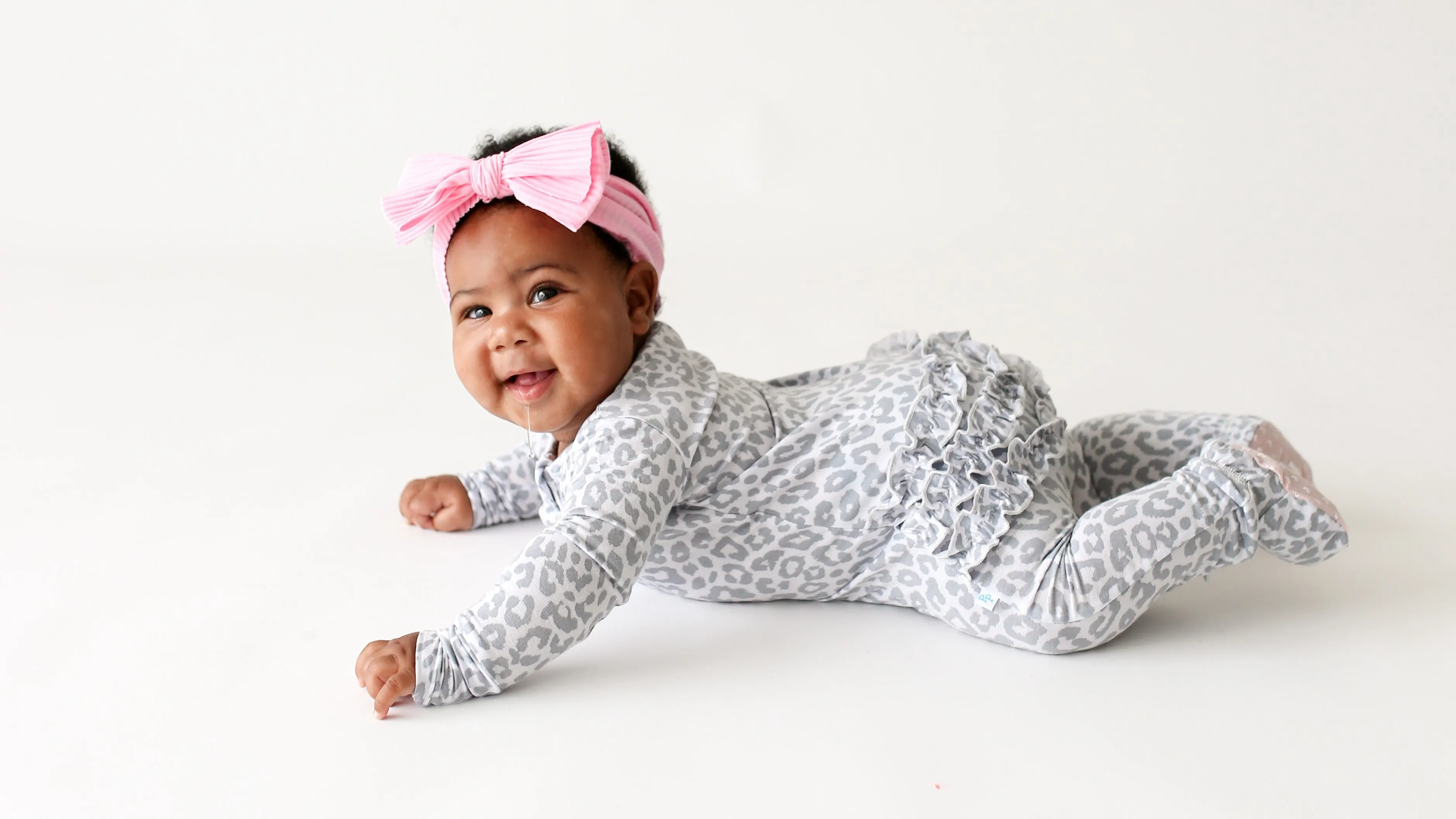 Posh Peanut Minka Ruffled Zippered Footie