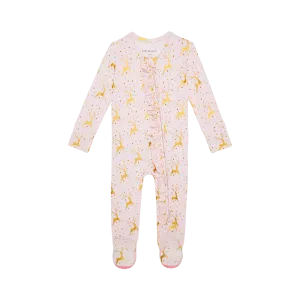 Posh Peanut- Ryleigh - Footie Ruffled Zipped One Piece