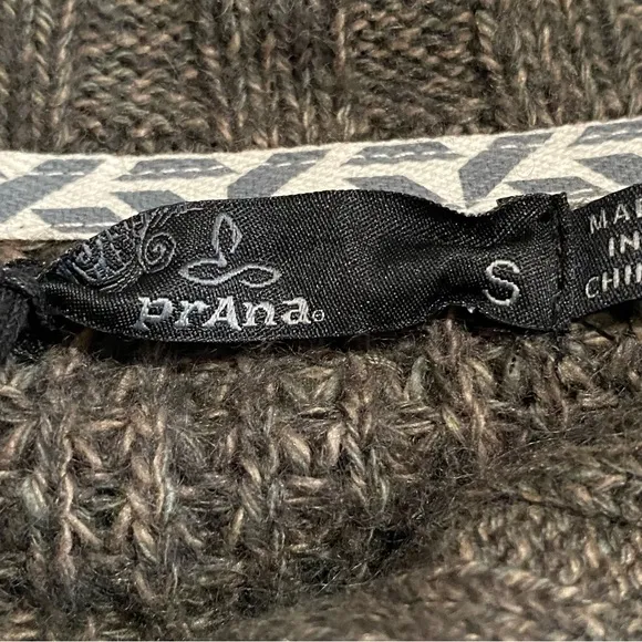 Prana Yunna Grey Zippered Cardigan Sweater S / M
