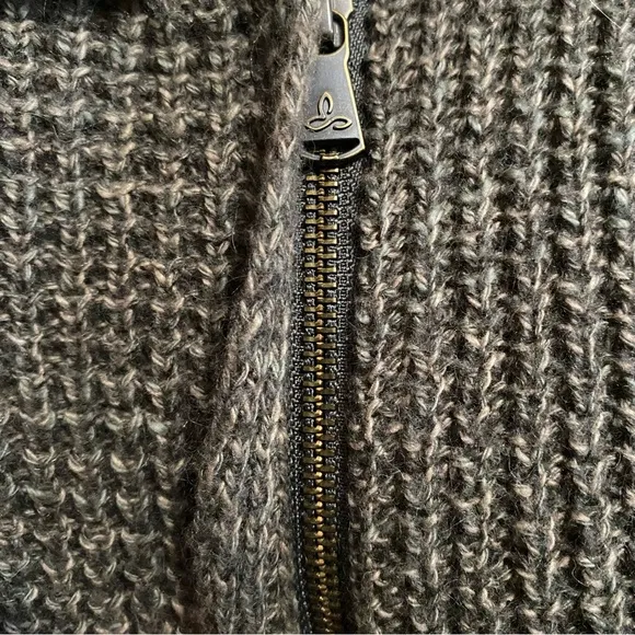 Prana Yunna Grey Zippered Cardigan Sweater S / M