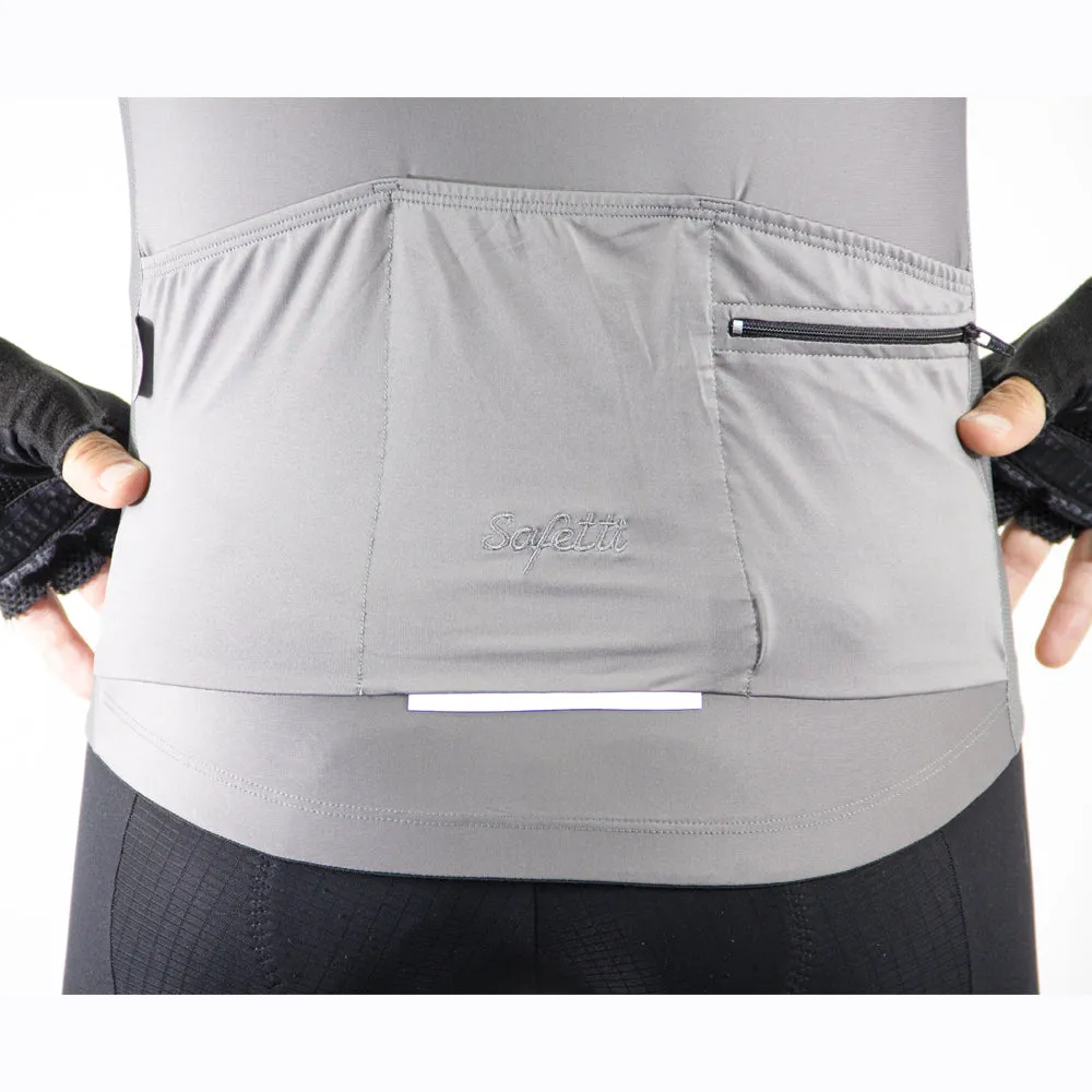 Pre-Order - Essenziale Griggio - Short Sleeve Jersey. Men