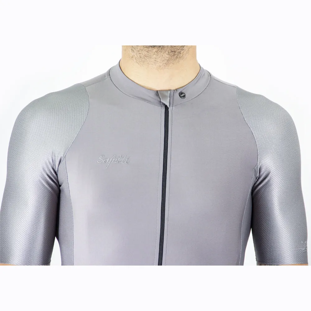 Pre-Order - Essenziale Griggio - Short Sleeve Jersey. Men