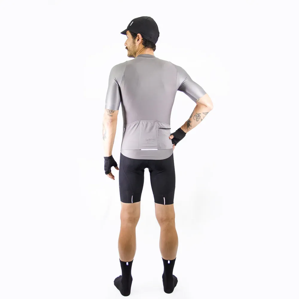 Pre-Order - Essenziale Griggio - Short Sleeve Jersey. Men