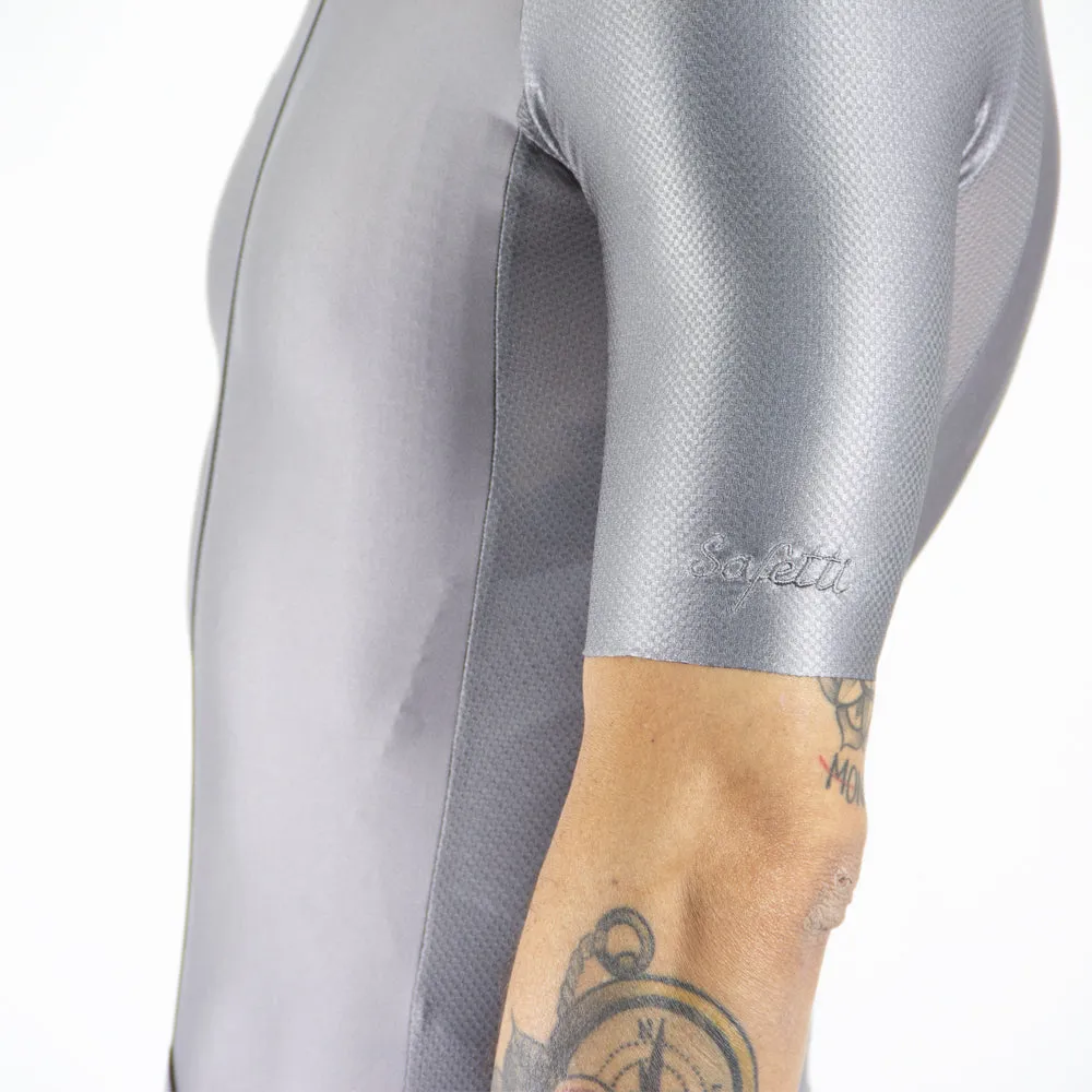 Pre-Order - Essenziale Griggio - Short Sleeve Jersey. Men