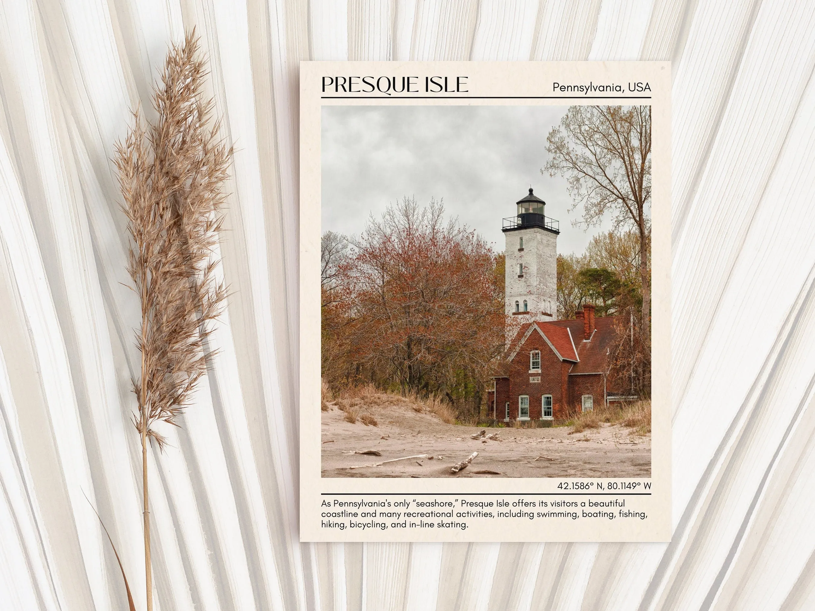 Presque Isle Wall Canvas, USA