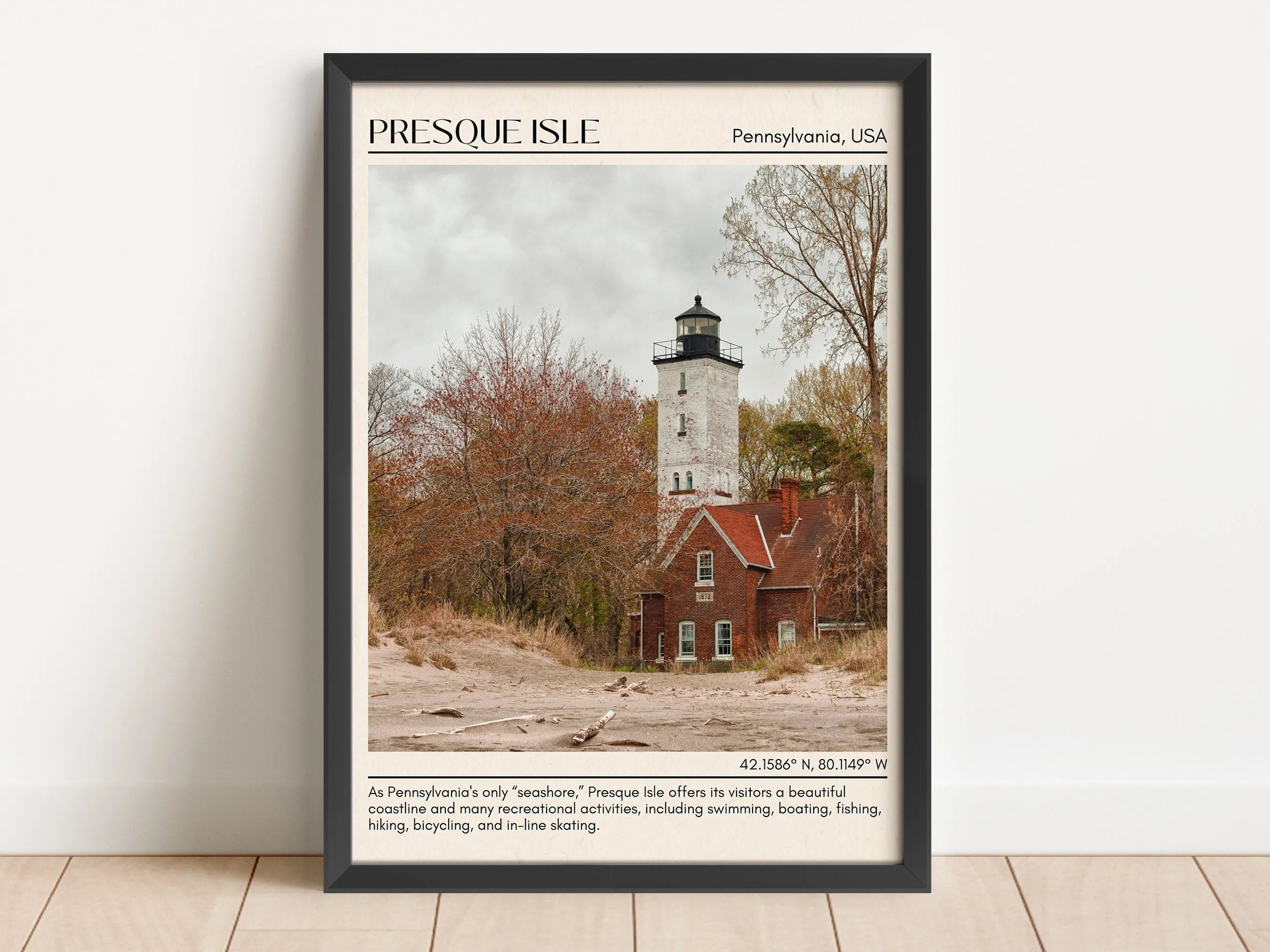 Presque Isle Wall Canvas, USA