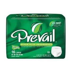Prevail® Protective Underwear PVS-513 LARGE- Extra and Super Plus Absorbency