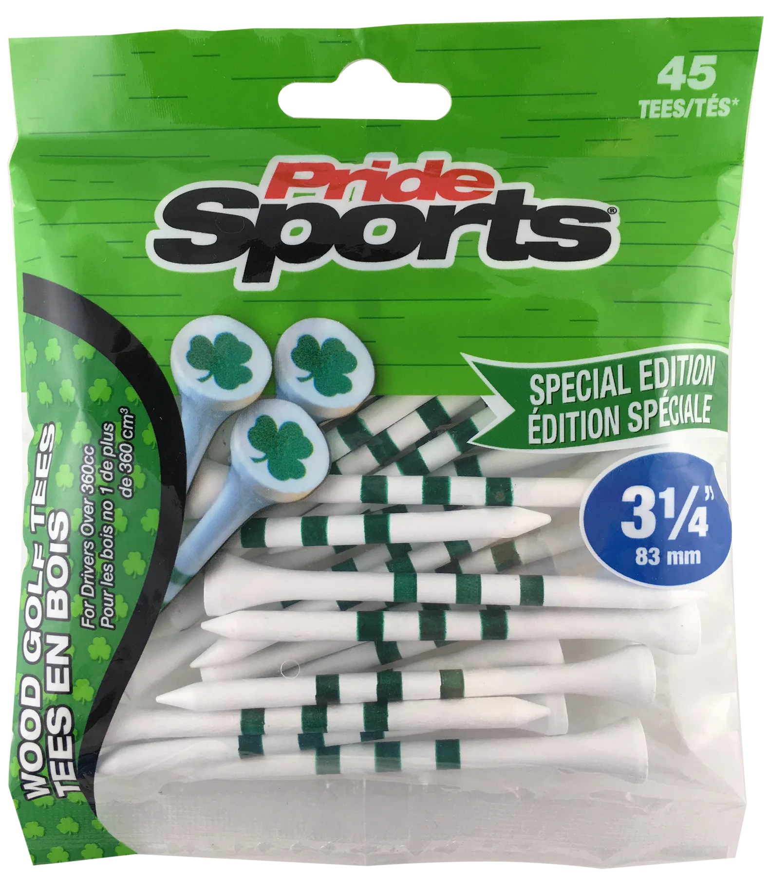 PRIDE SPECIAL EDITION Wood Golf Tees - Bags
