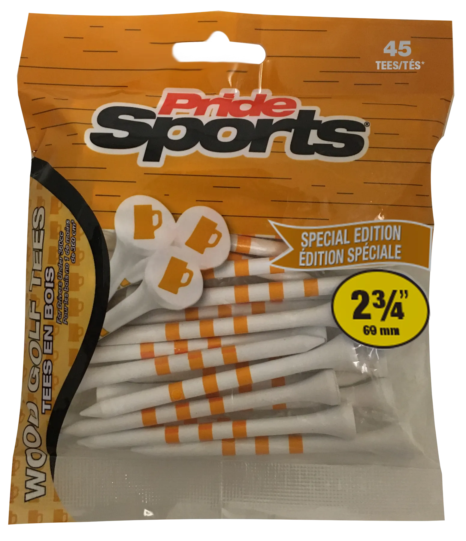 PRIDE SPECIAL EDITION Wood Golf Tees - Bags