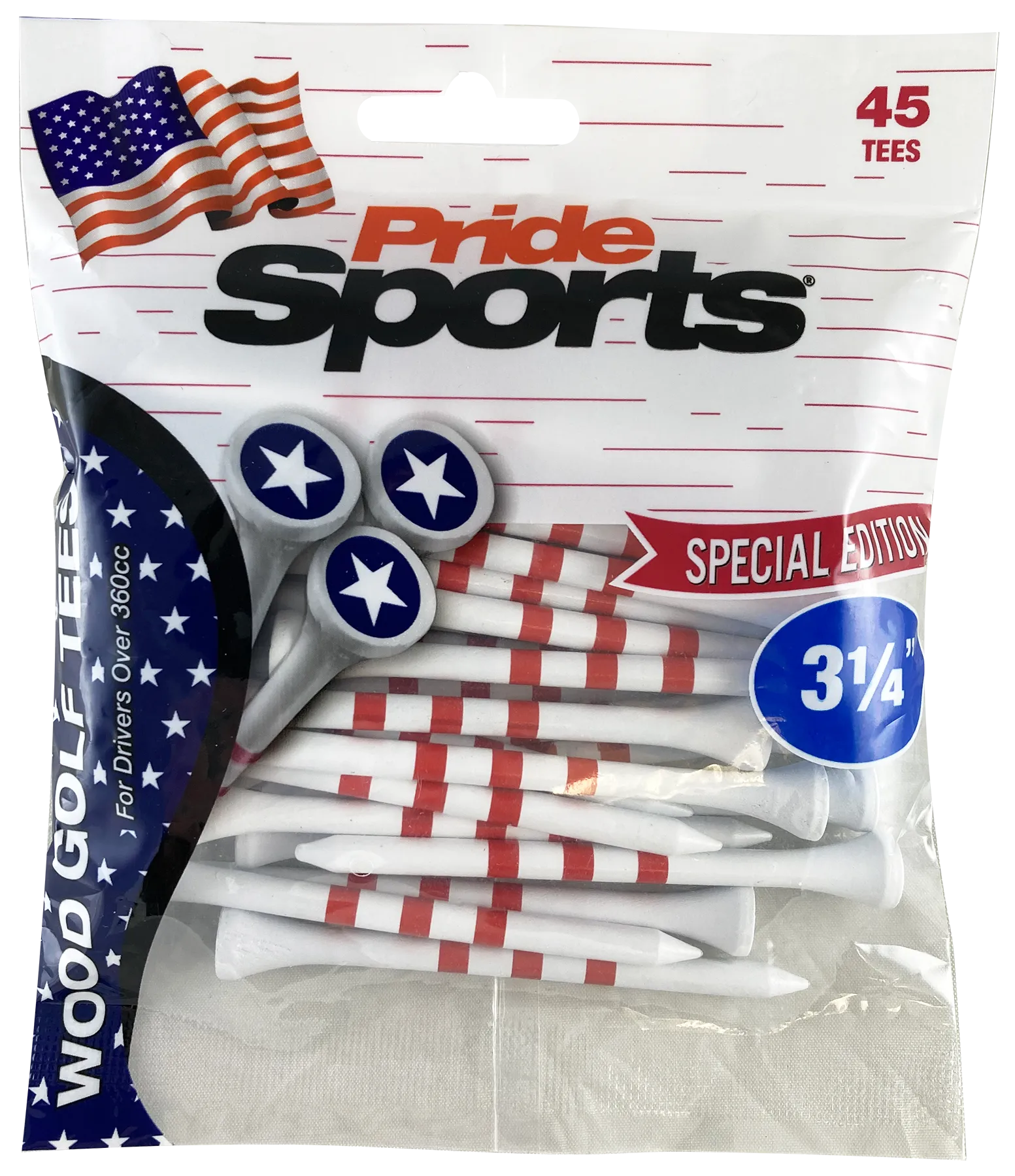 PRIDE SPECIAL EDITION Wood Golf Tees - Bags