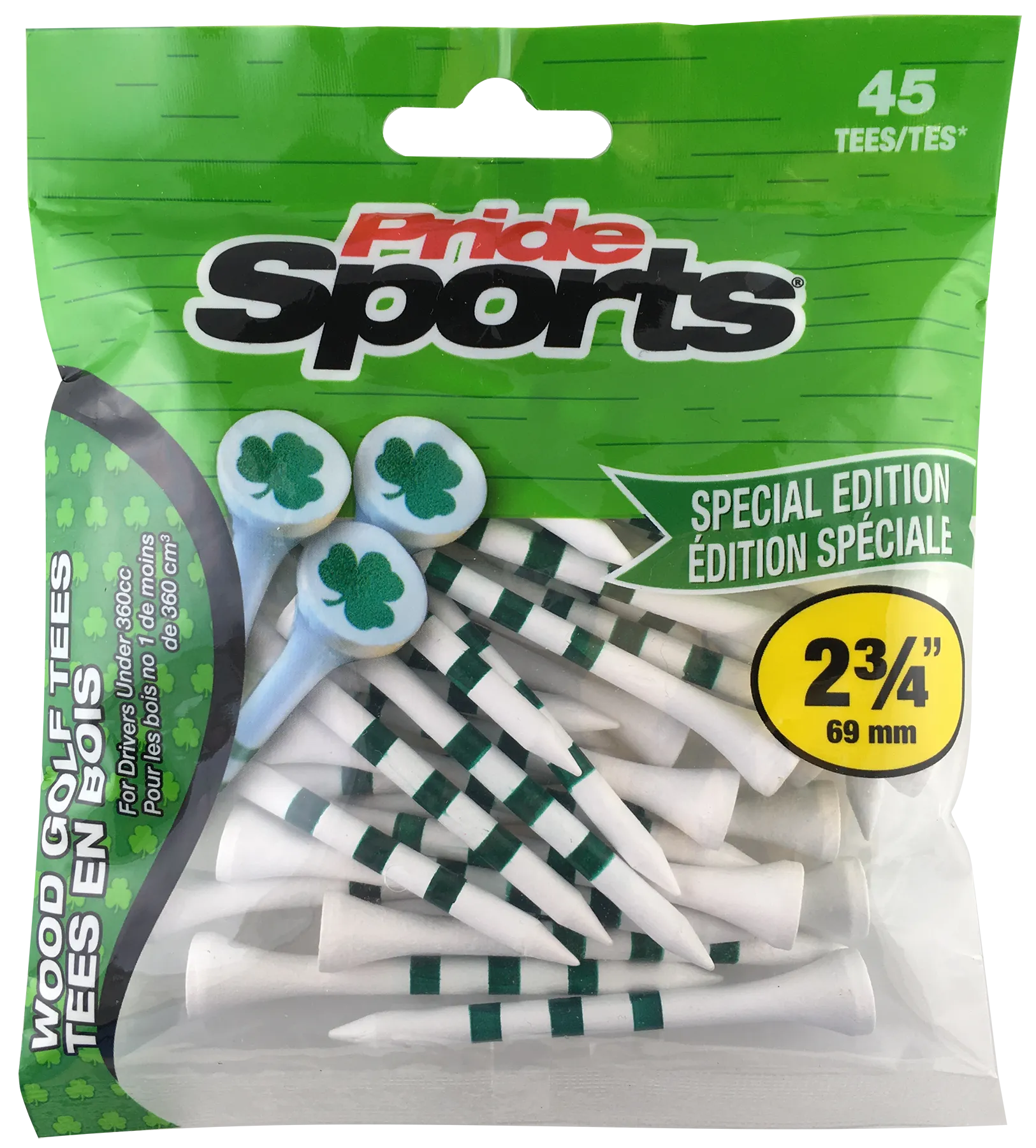 PRIDE SPECIAL EDITION Wood Golf Tees - Bags