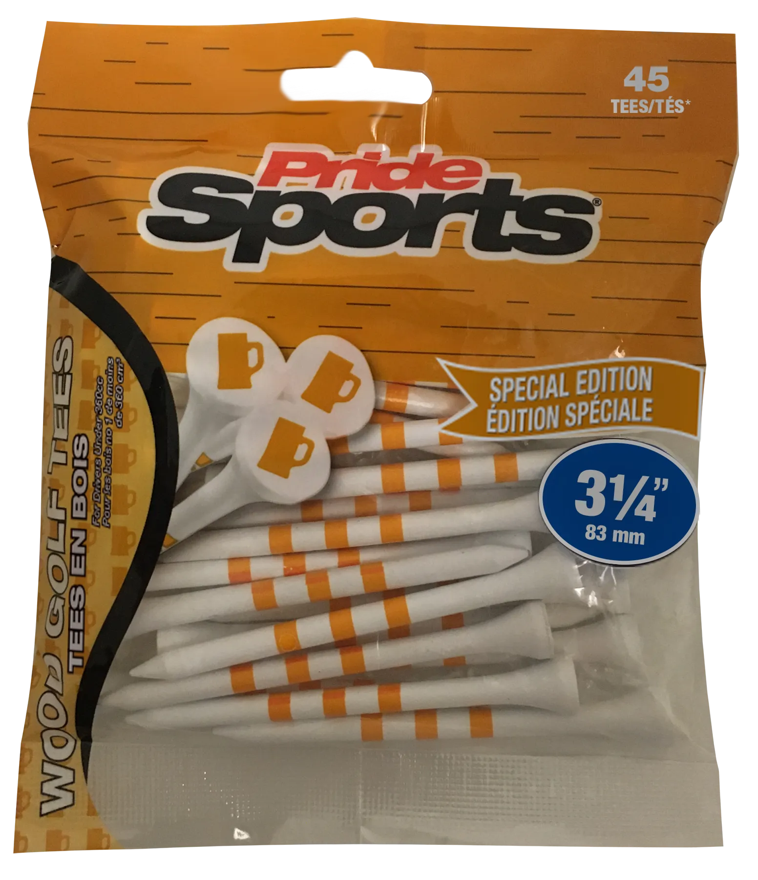 PRIDE SPECIAL EDITION Wood Golf Tees - Bags