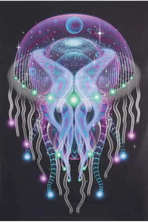 Psychezoa Luminosum Heady Art Print Tapestry