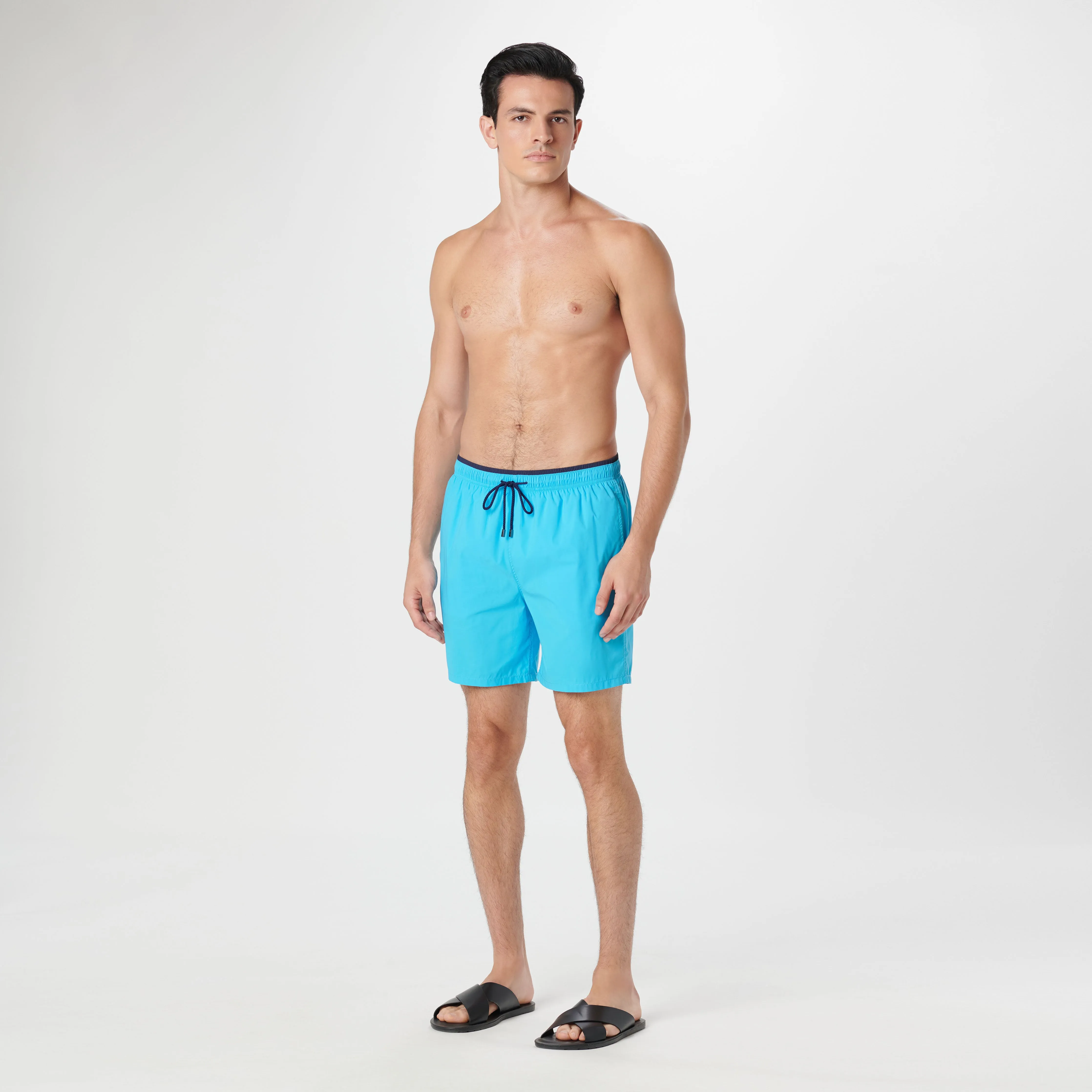 Quinn Solid Swim Trunks