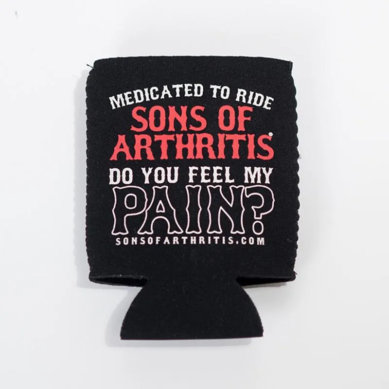 "Do You Feel My Pain" Magnetic Biker Koozie