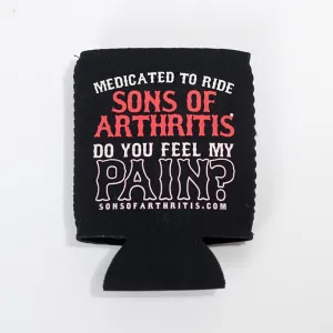 "Do You Feel My Pain" Magnetic Biker Koozie