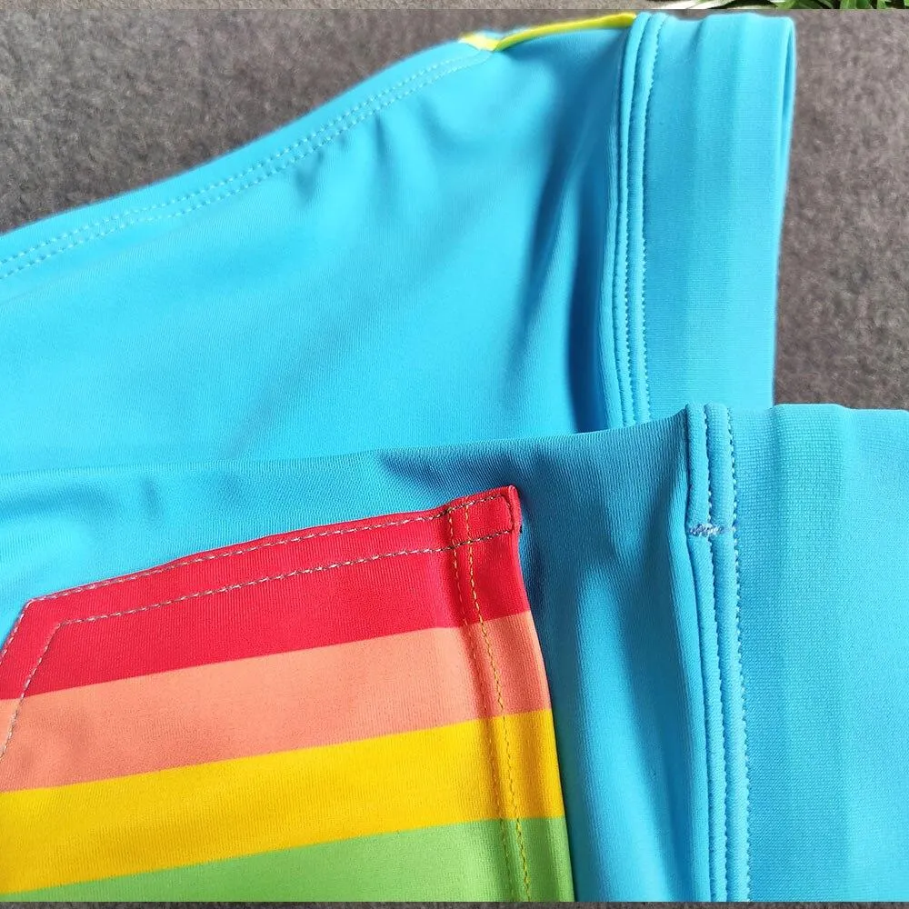 Rainbow Pocket Swim Briefs
