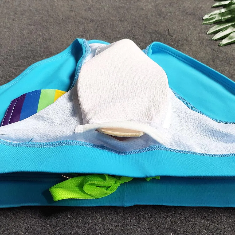 Rainbow Pocket Swim Briefs