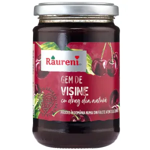 Raureni Sour Cherry Jam ( Gen de Visine ) - 370 g / 13 oz