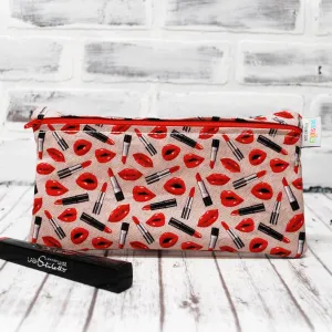 Red Lipstick Personalized Reusable Food Bag