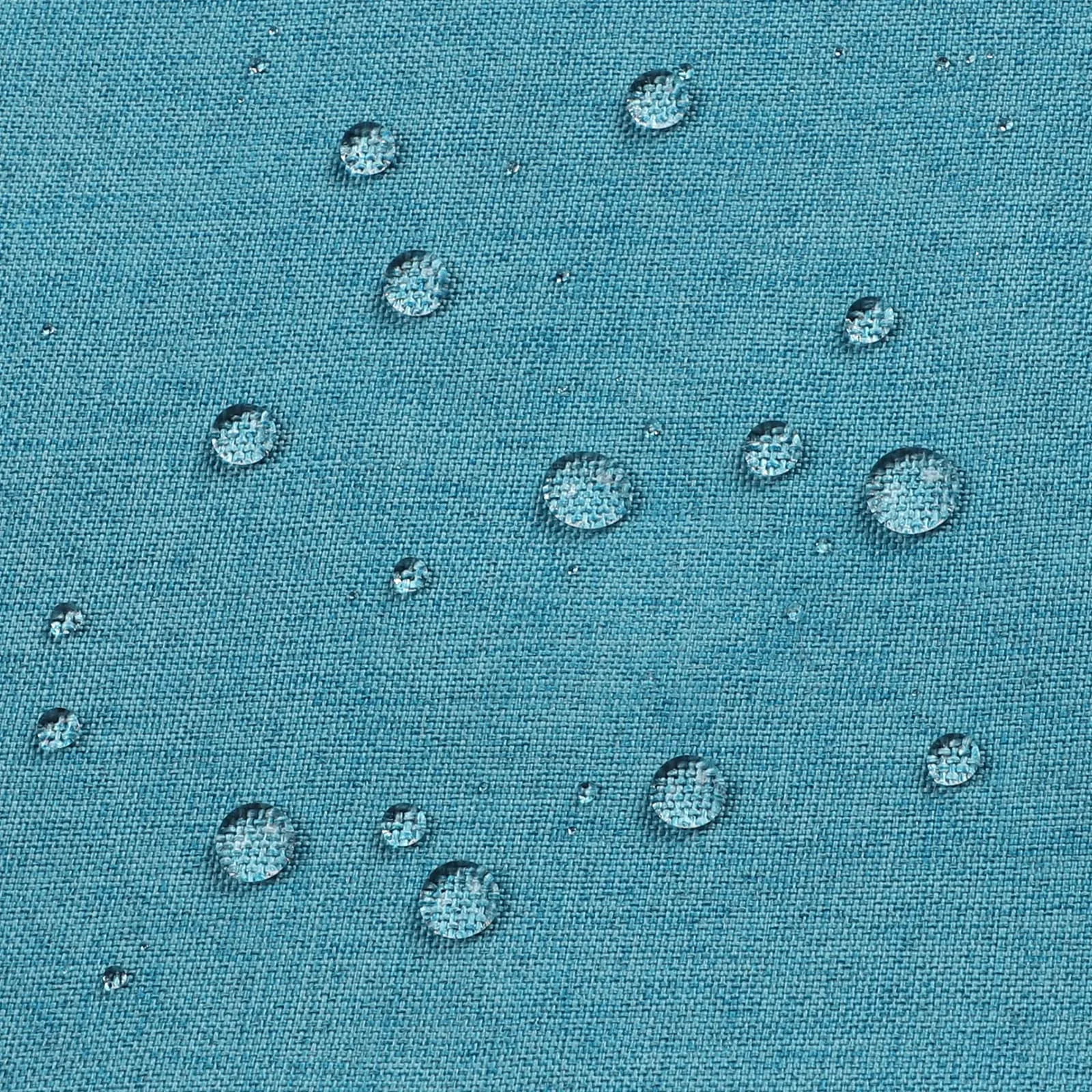 ReeQuo Pack of 2 Outdoor Throw Pillow Covers,Decorative Solid Line Waterproof Pillowcases Farmhouse Cushion Covers for Garden Patio Sofa Home Decoration 18x18 Inch Turquoise