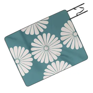 Retro Daisy XXIII Picnic Blanket