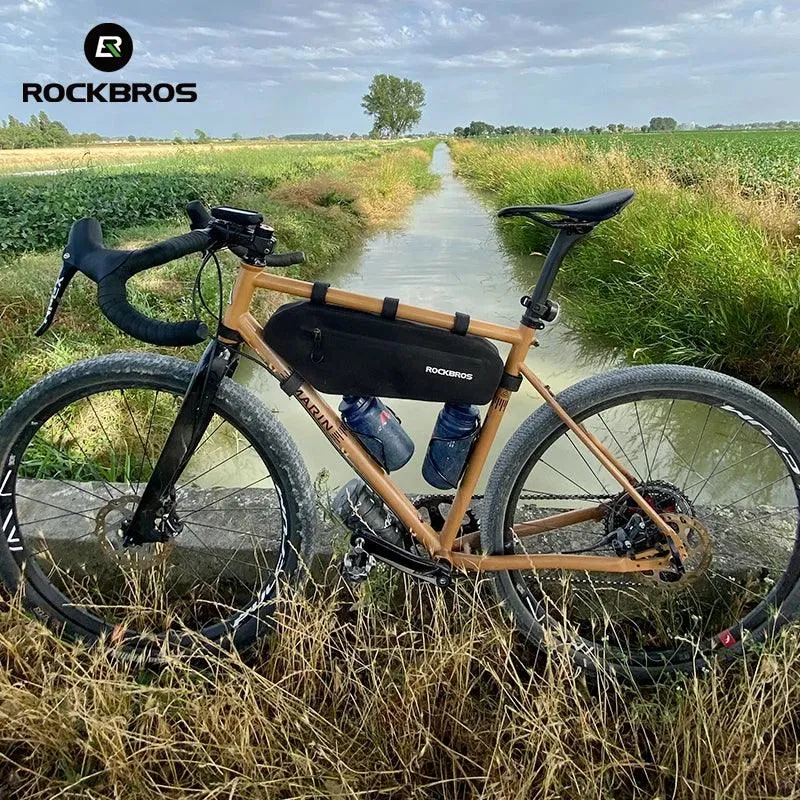 ROCKBROS Cycling Bicycle Bags Top Tube Front Frame Bag Waterproof MTB Road Triangle Pannier Dirt-resistant Bike Accessories Bags