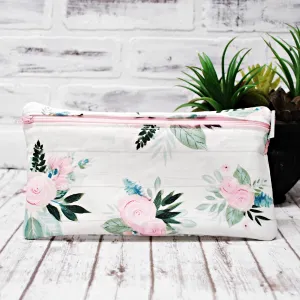 Rustic Floral Personalized Reusable Food Bag