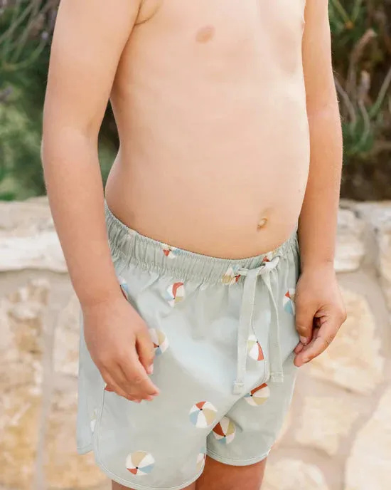 RYLEE & CRU SWIM TRUNKS || BEACH BALLS