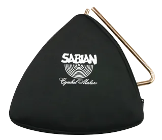 SABIAN 61140-8 Black Zippered Triangle Bag 8"