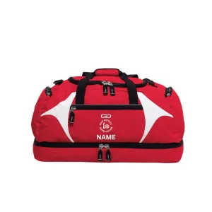Sale Netball Overnight Sports Bag (Red and White)