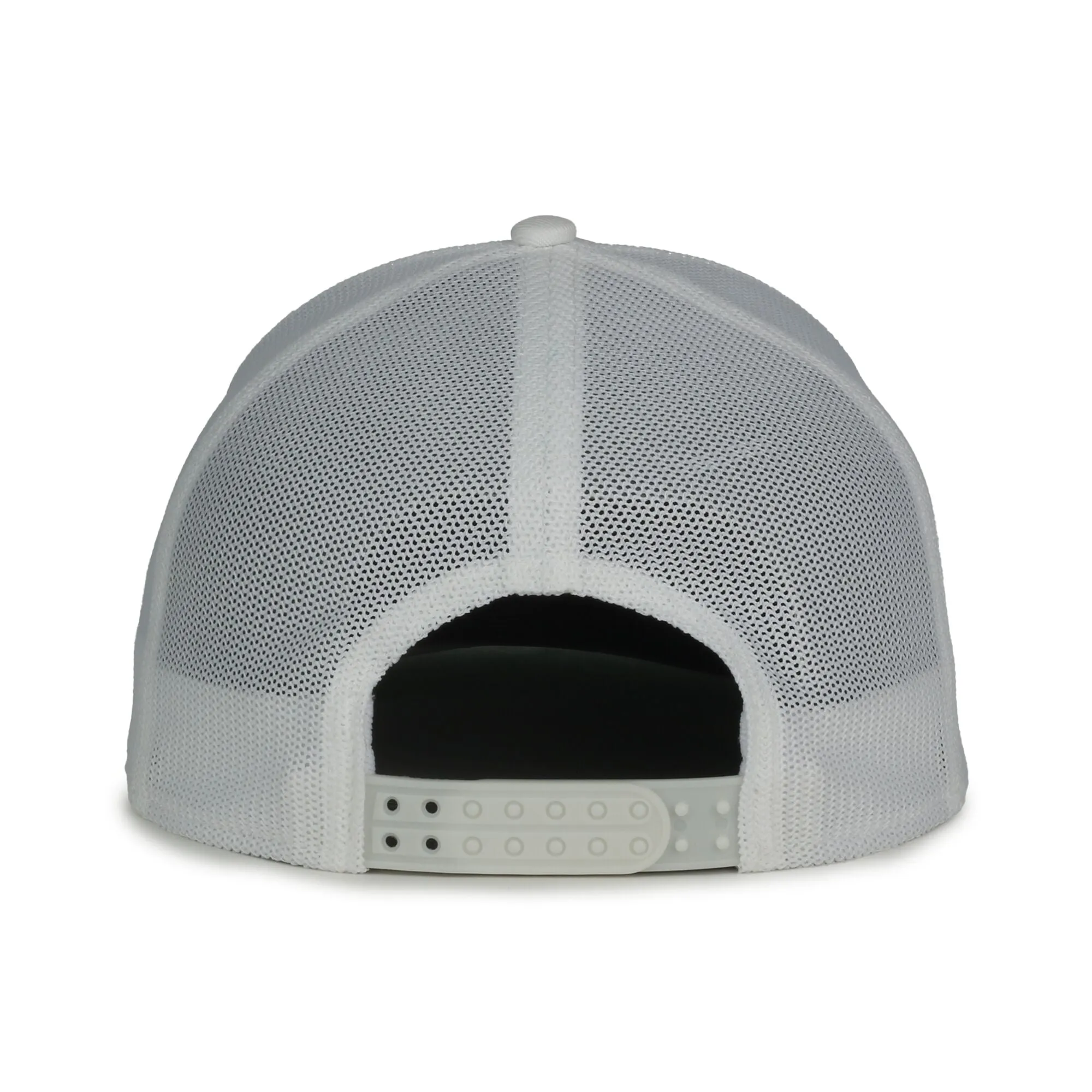 Scottsdale White Golf Hat with Green Letters
