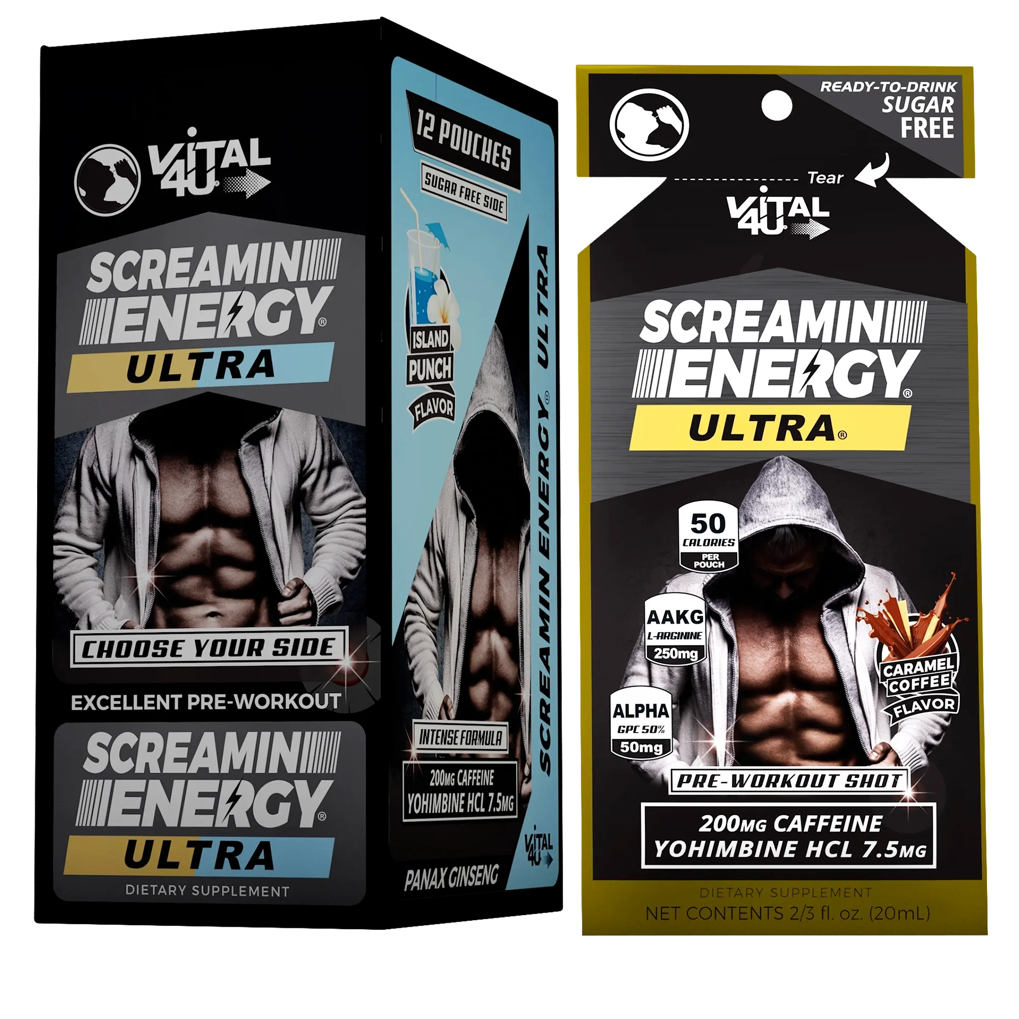 Screamin Energy® Ultra Caramel Coffee