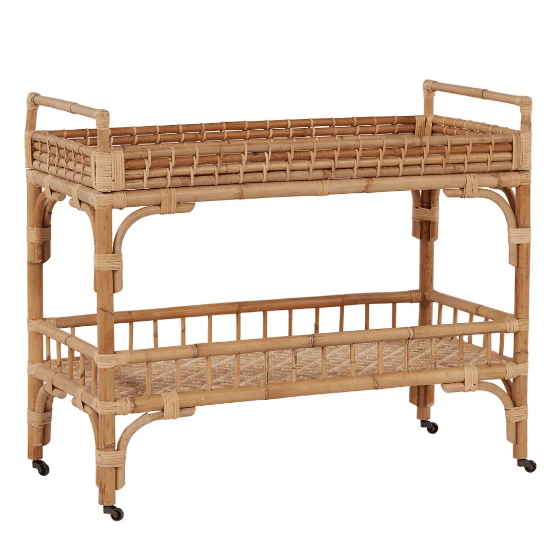 Seaside Coastal Cocktial Bar Cart