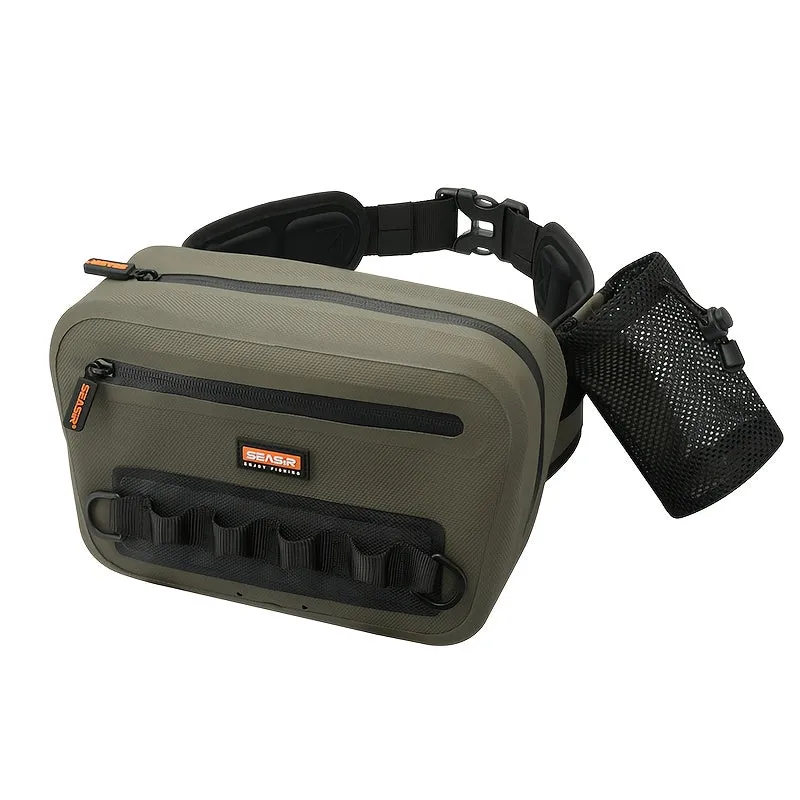 Seasir Fishing Waist Bag Multifunctional Suspension large capacity 1.06gal Bag Side Water Bottle Pocket fishing storage bag