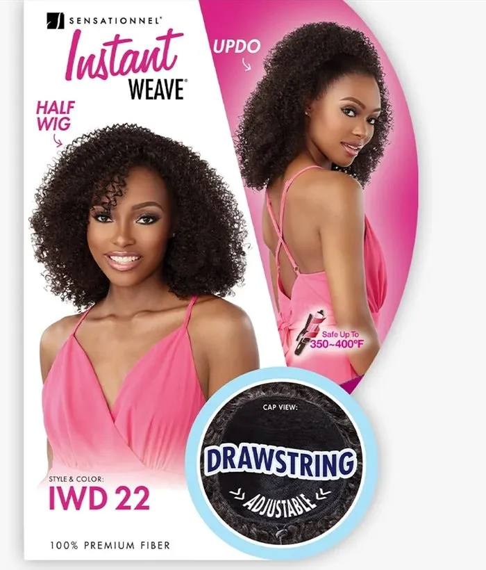 Sensationnel Synthetic Half Wig Instant Weave Drawstring Cap - IWD 22