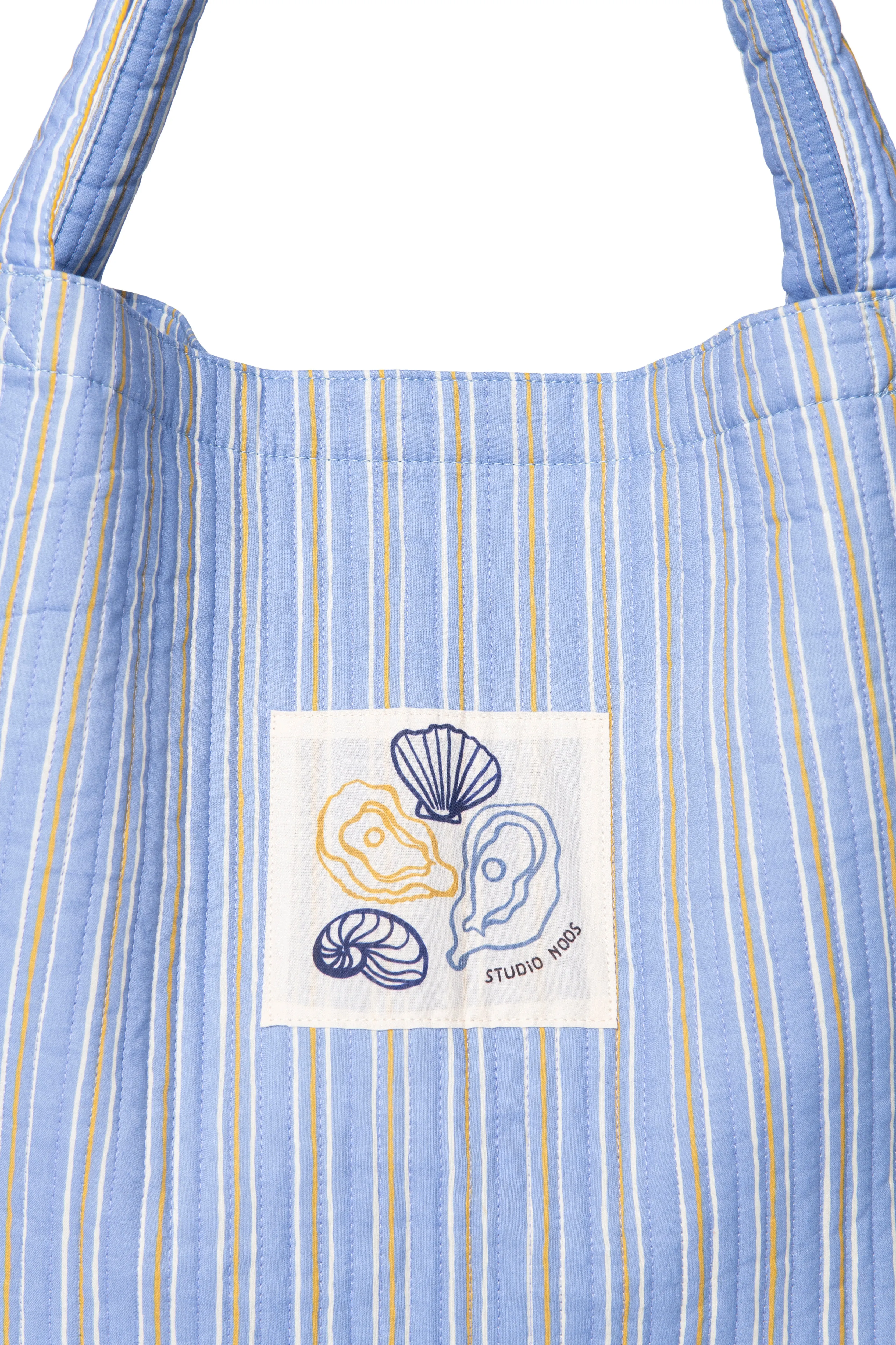 Serenity Baumwolle Gestreifte Mom Bag
