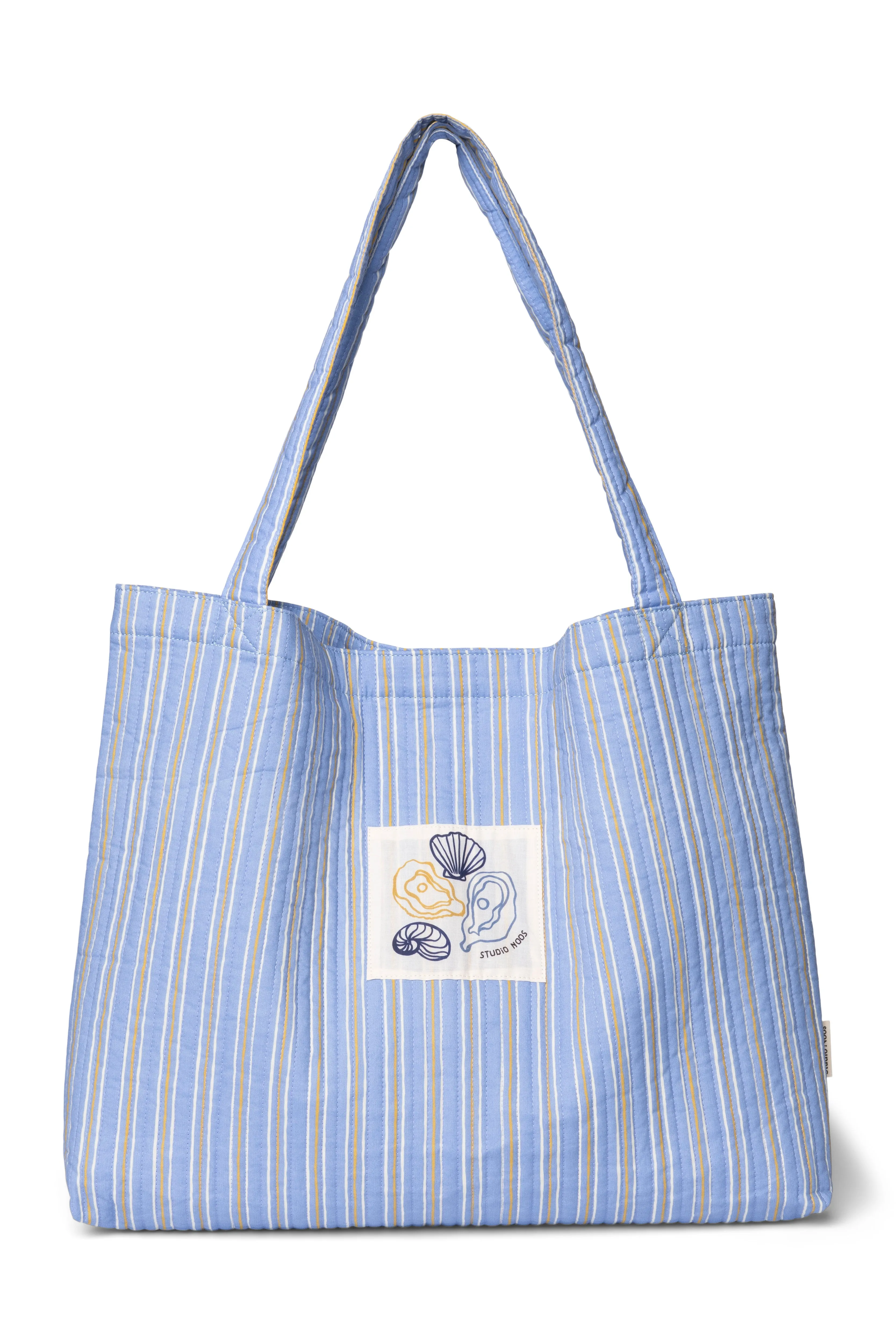 Serenity Baumwolle Gestreifte Mom Bag