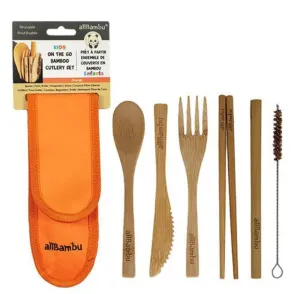 Set di posate in Bambu per bambini-Allbambu