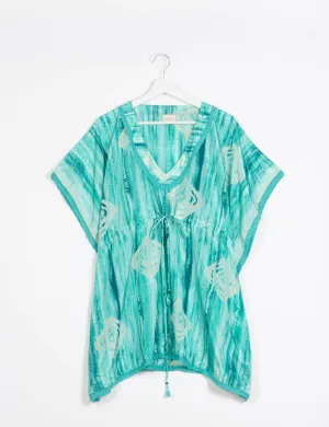 SHORT KAFTAN WITH LACE