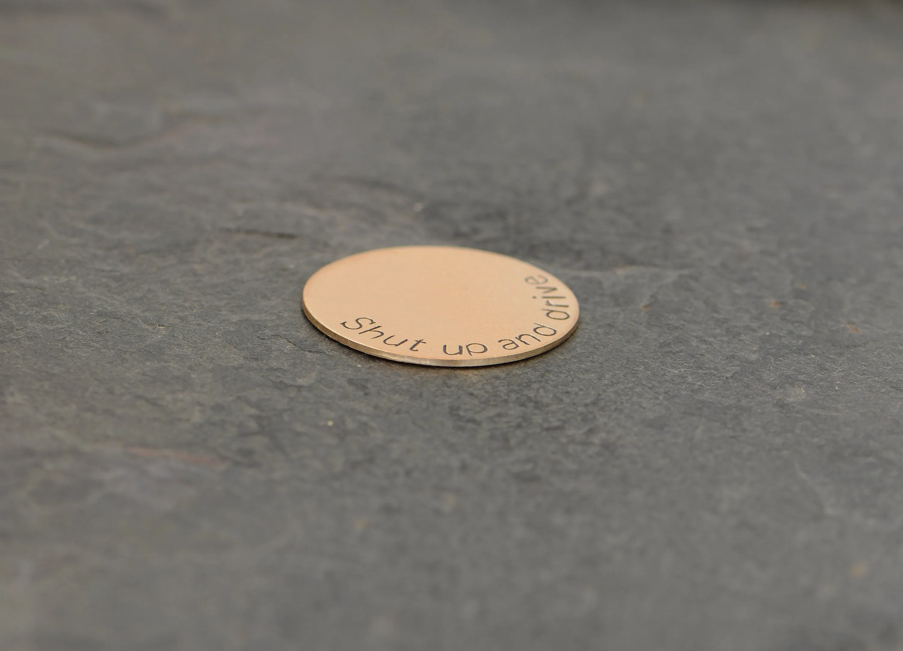 Shut up and Drive Bronze Golf Ball Marker